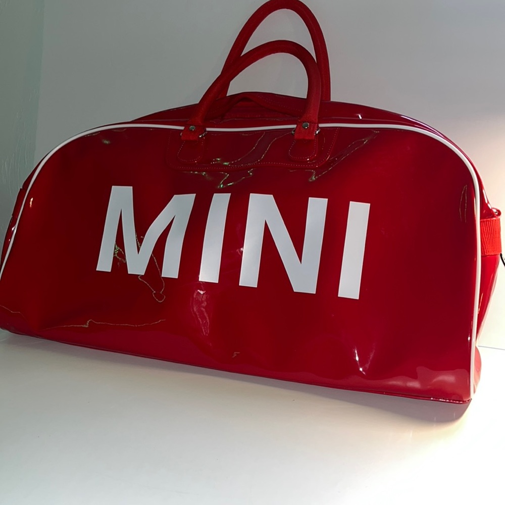 Red Mini Cooper Travel Bag